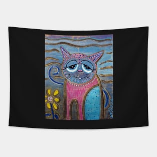 Color Me Cat Tapestry