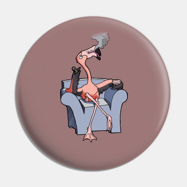 Boston Legal Flamingo Alan Pin by DMBarnham