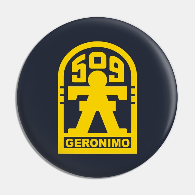 Mod.2 Geronimo 509th Airborne Parachute Pin by parashop