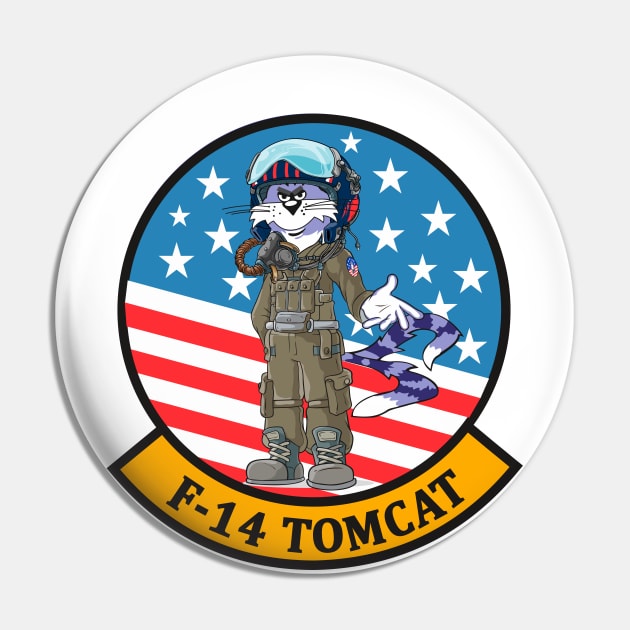 Grumman F-14 Tomcat Pilot Stars and Stripes Pin by TomcatGypsy