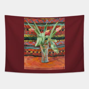 Tulips Bouquet Tapestry