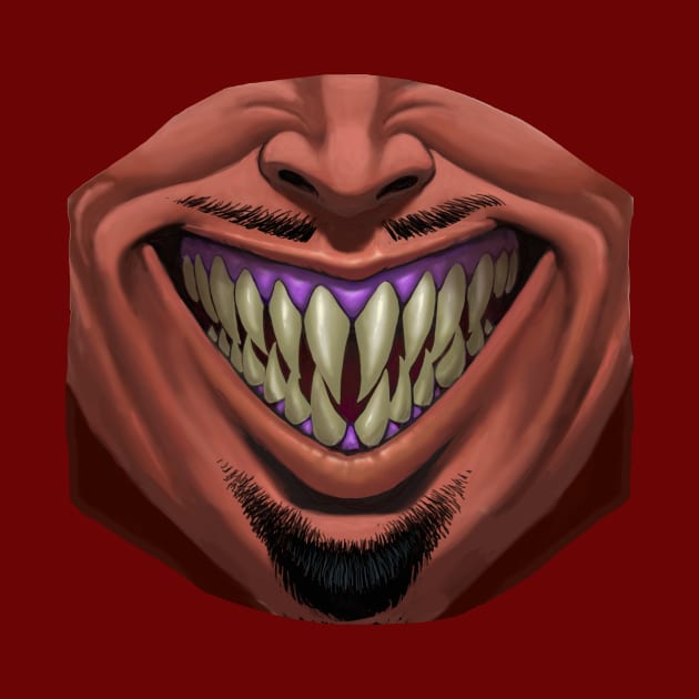 Devilish Grin Mask & by BeveridgeArtworx