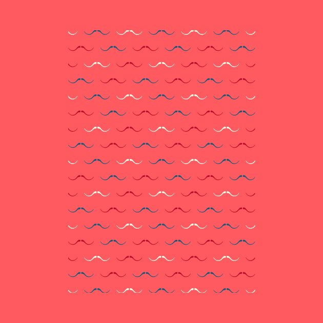 Mustache Mania - The Petite Patriot by B A Y S T A L T