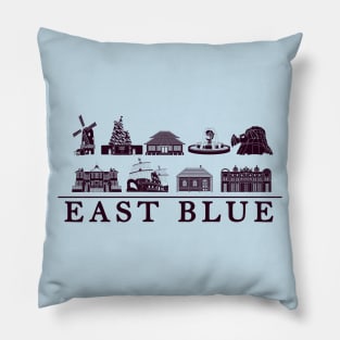 East Blue Pillow