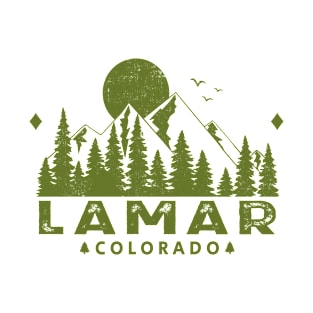 Lamar Colorado Mountain Souvenir T-Shirt