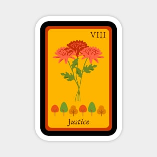 Autumn Tarot - Justice Magnet