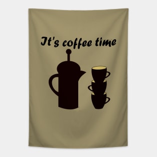 It's Coffee Time Tapestry