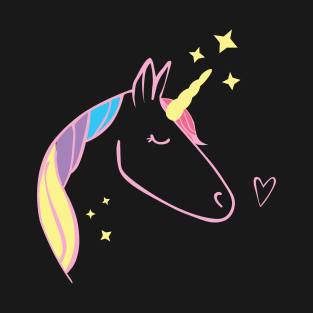 Unicorn Pattern T-Shirt