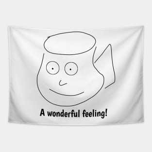 Funny coffee sayings, A wonderful feeling ! Tapestry