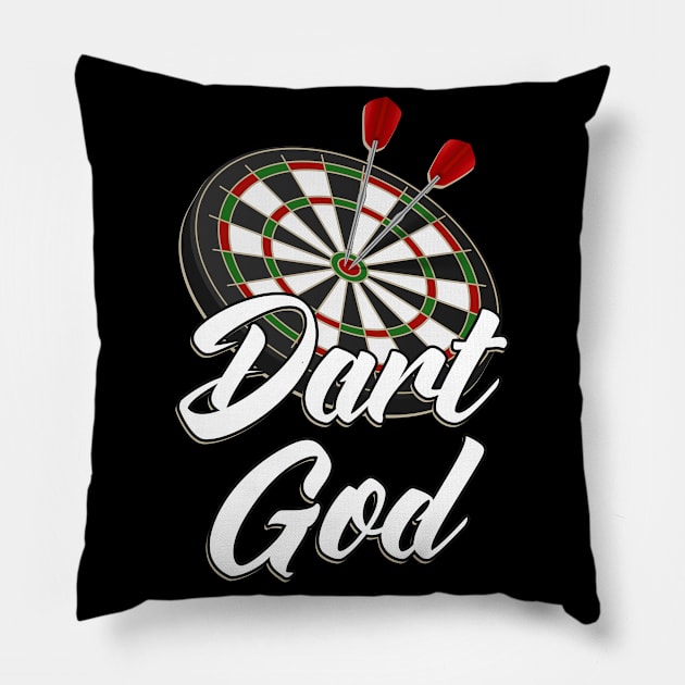 Dart God Pillow by Foxxy Merch