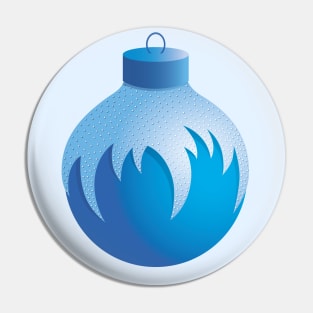 Christmas ball, holiday, New Years, Christmas Pin