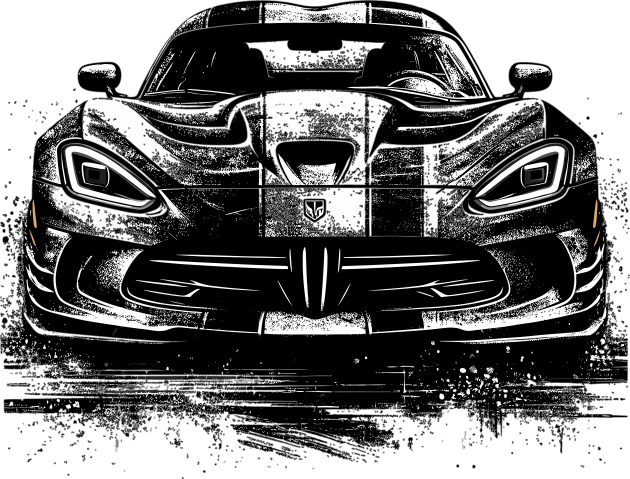 Dodge viper Kids T-Shirt by Vehicles-Art