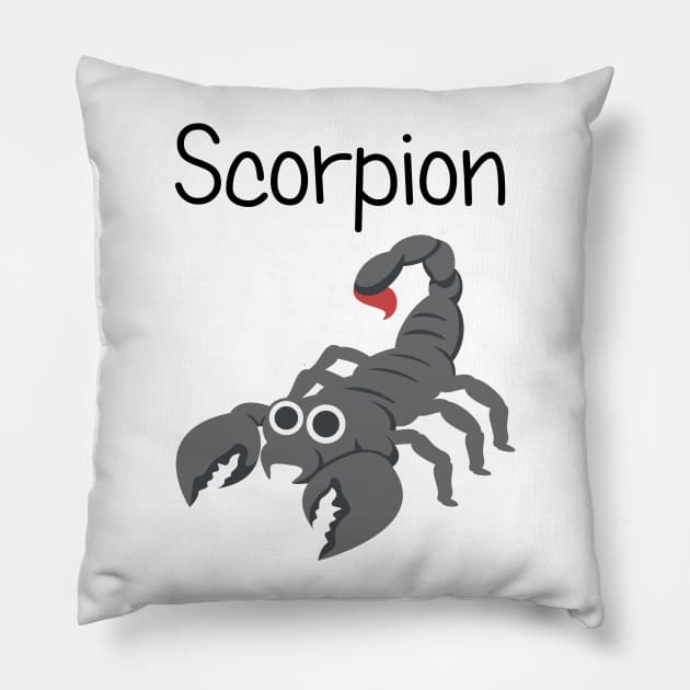 Scary Scorpion Pillow by EclecticWarrior101