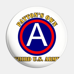 Third U.S. Army Pin