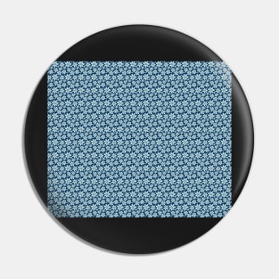 Flowers on dark blue Pin