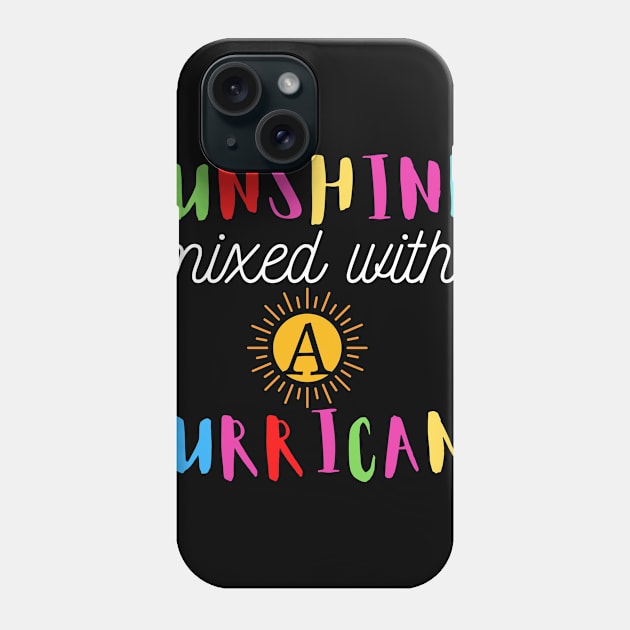 Sunshine Mixed With a Little Hurricane Phone Case by Sango Designs