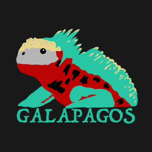 Galapagos Marine Christmas Iguana T-Shirt