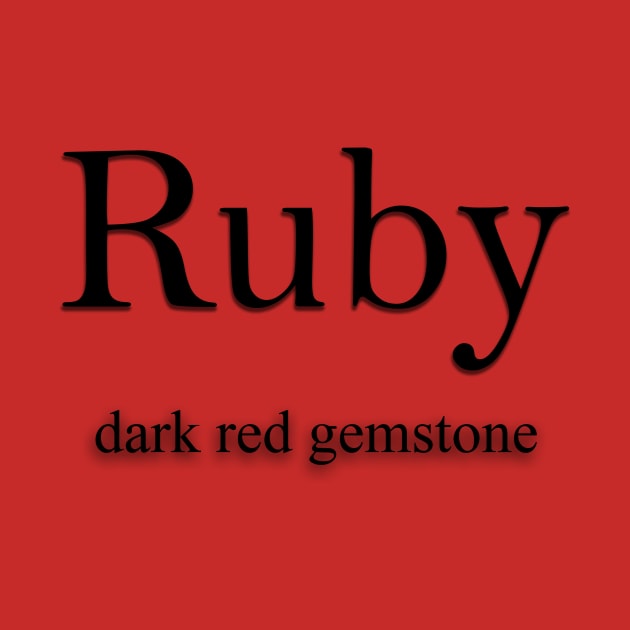 Ruby Name meaning by Demonic cute cat