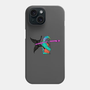 Warrior Woman With Butterfly Axe Phone Case