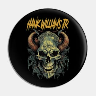 HANK WILLIAMS JR MERCH VTG Pin