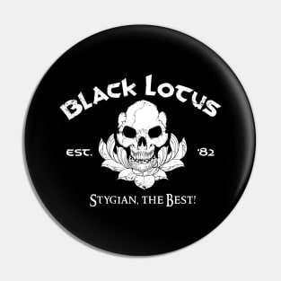 Black Lotus (White) Pin