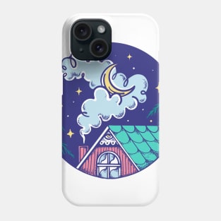 Good night little house Phone Case