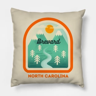 Brevard North Carolina NC Tourist Souvenir Pillow