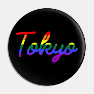 Tokyo Pride LGBTQ Rainbow Flag Pin