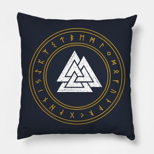 Aegishjalmur Helm of Awe Viking Nordic Runes Gift Present Pillow