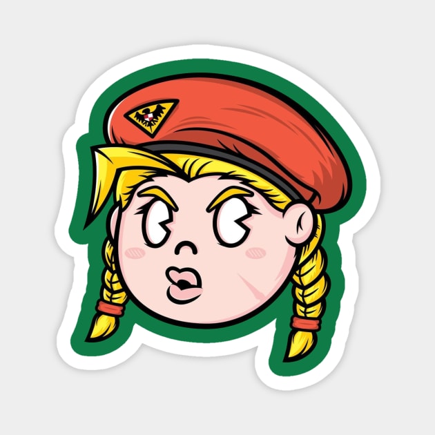 cammy Magnet by a cat cooking