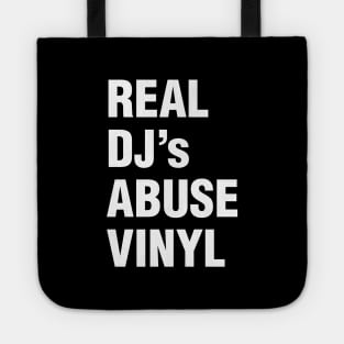 REAL DJ's ABUSE VINYL Tote