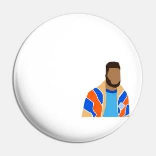 Khalid Silhouette Pin