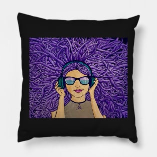 Vibin' Girl Pillow