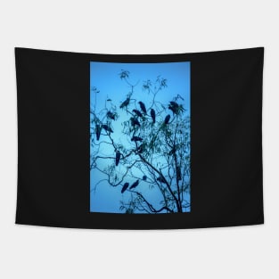 Black Birds Tapestry