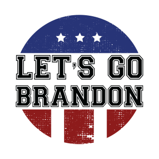 LGB Let’s Go Brandon Conservative US Flag T-Shirt