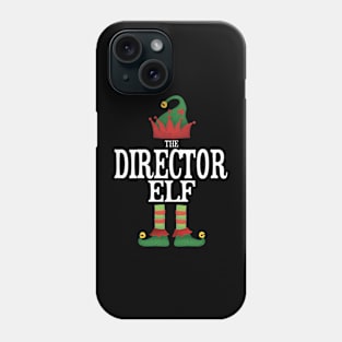 Director Elf Matching Family Group Christmas Party Pajamas Phone Case