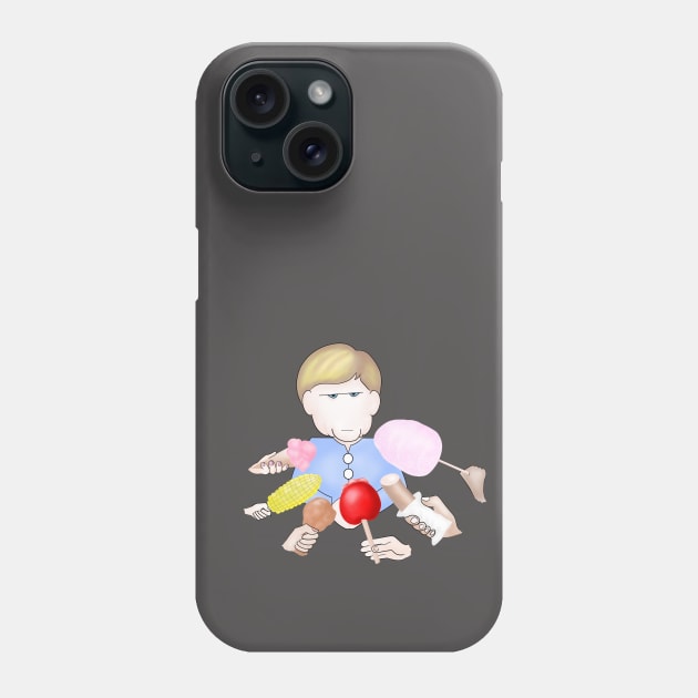 Angela Merkel's dream interview (political satire) Phone Case by shackledlettuce