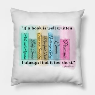 If a Book is Well Written... Pillow