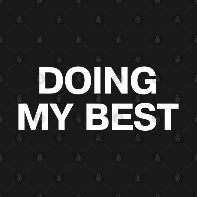 DOING MY BEST by TheBestWords