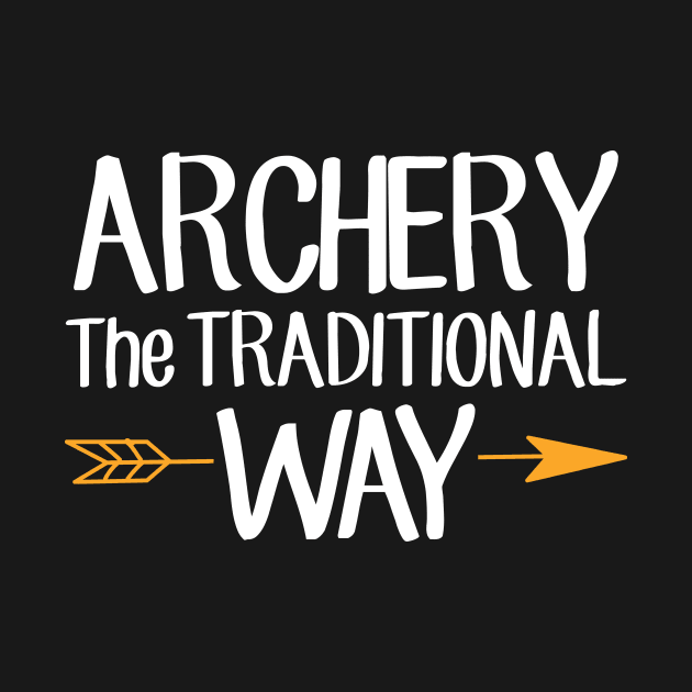 Archery the traditional way by captainmood