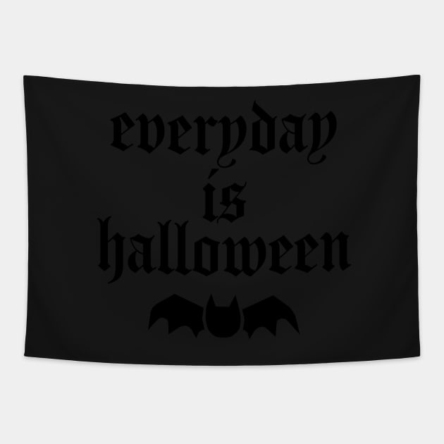 everyday is halloween - Black Bat Tapestry by UndrDesertMoons