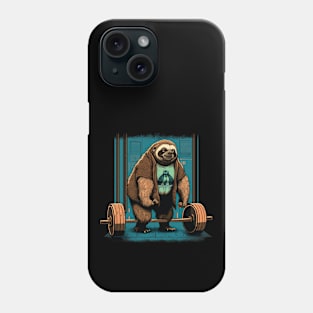 Powerlifting Sloth Phone Case