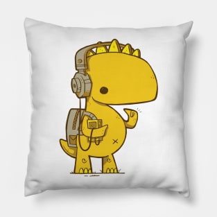 Walkman dinosaur Pillow