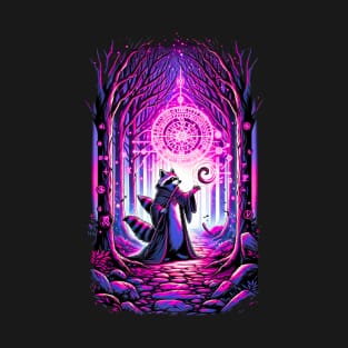 Sorcerer Raccoon's Forest Ritual T-Shirt