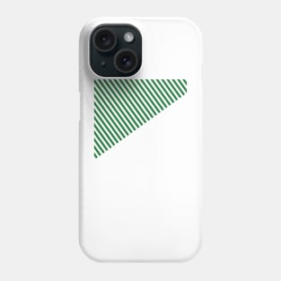 Norwich City 1989 - 1992 Retro Green & White Stripes Phone Case