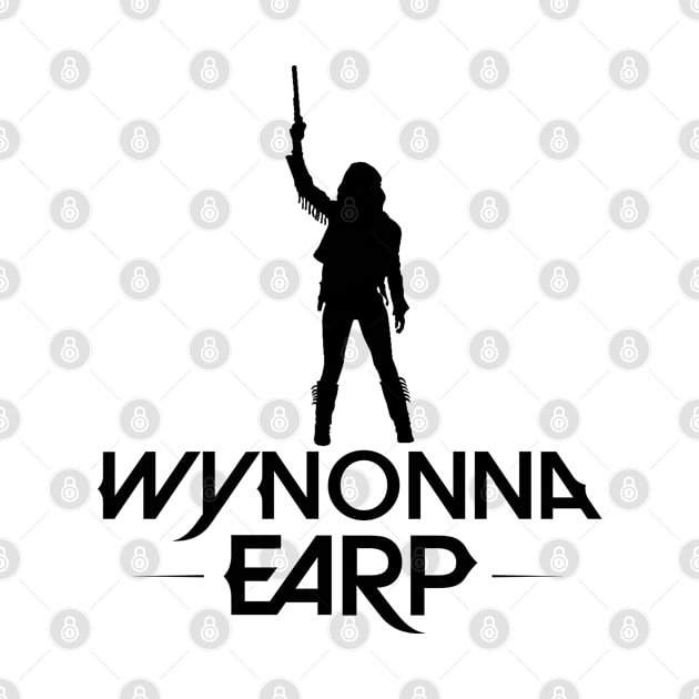 Wynonna Earp Silhouette  - Black by VikingElf