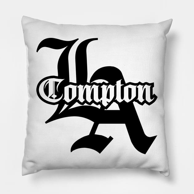 COMPTON - LA - 2.0 Pillow by LILNAYSHUNZ