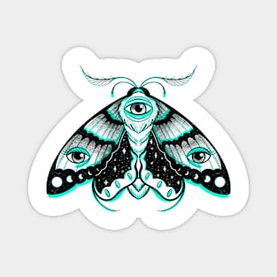 third eye moth Magnet