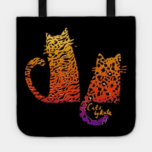 Silhouette Cats Tote