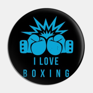 i love boxing Pin